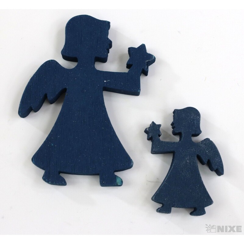 ANDĚL 10cm 24ks*MIX BAREV