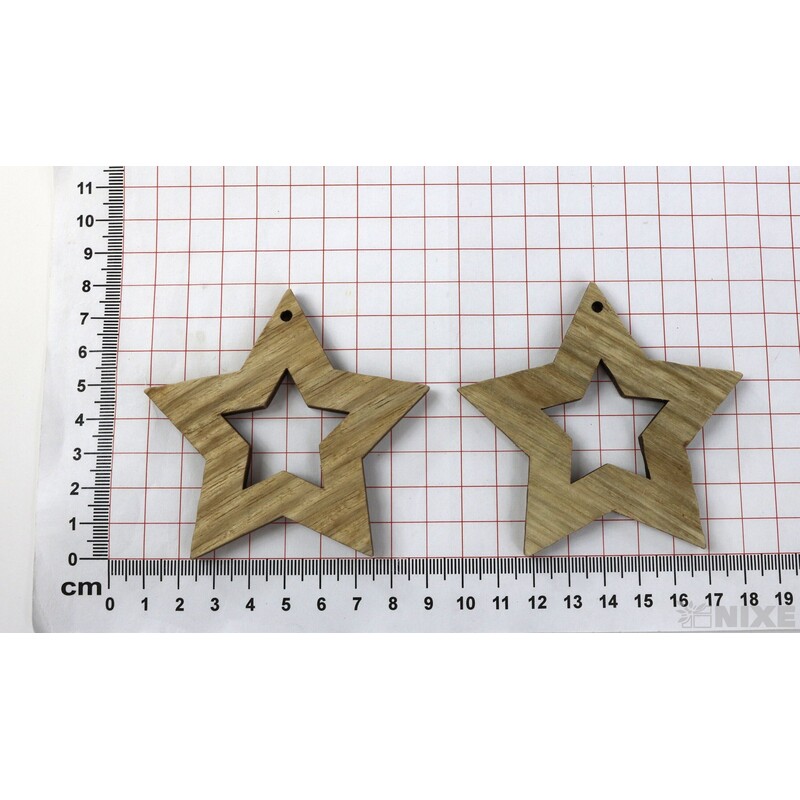 HVĚZDA D 8cm 8ks*PŘÍRODNÍ