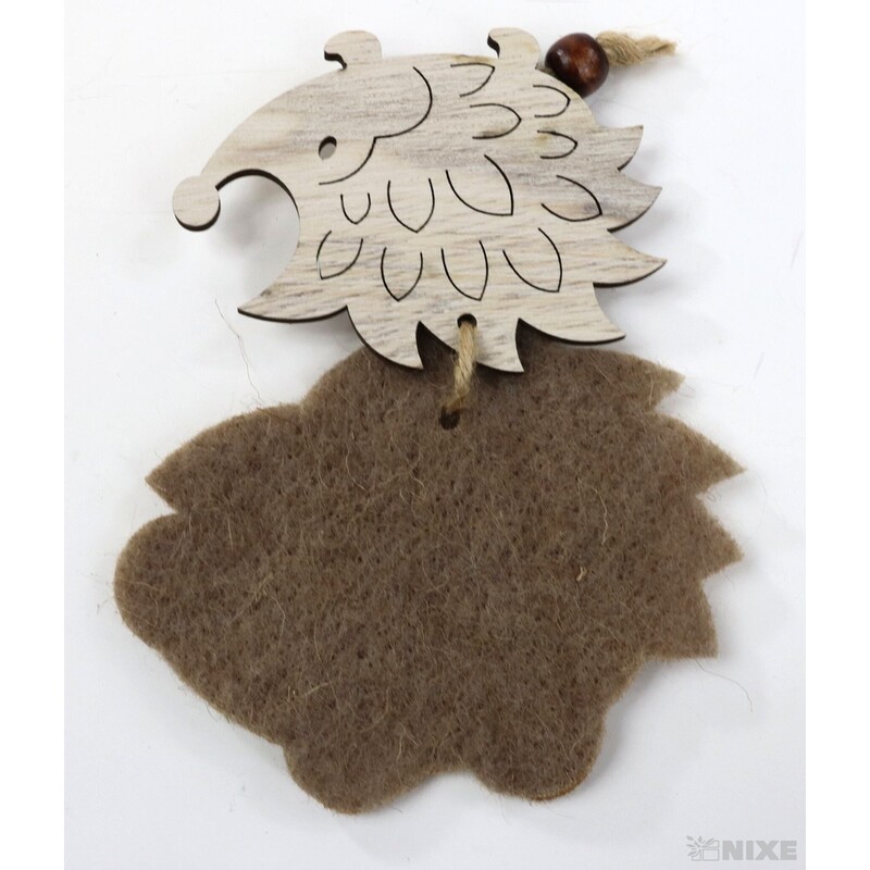 ZÁVĚS JEŽEK 3ks 7x9cm*