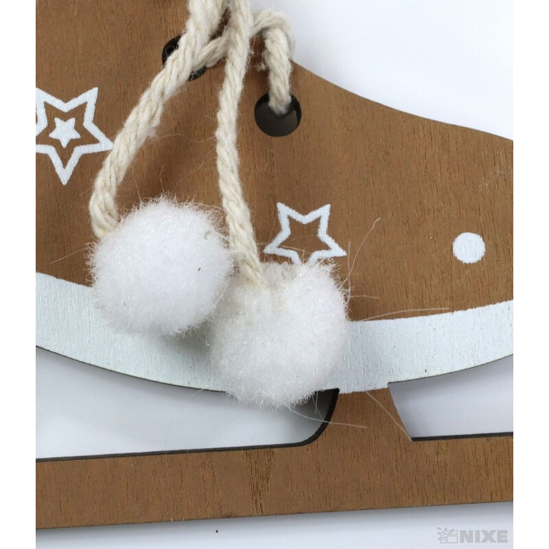 BRUSLE DŘEVO 10x9,5cm 2ks*HNĚDÁ