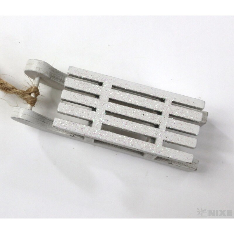 SÁŇKY DŘEVO 8cm 4ks*MIX BAREV