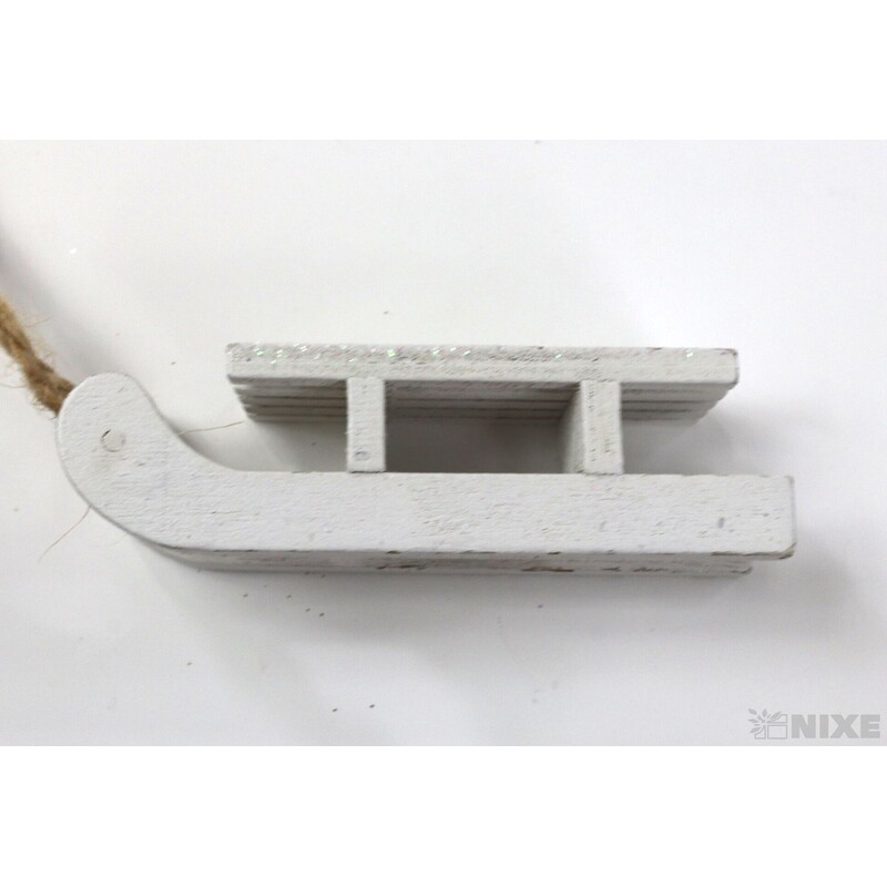 SÁŇKY DŘEVO 8cm 4ks*MIX BAREV