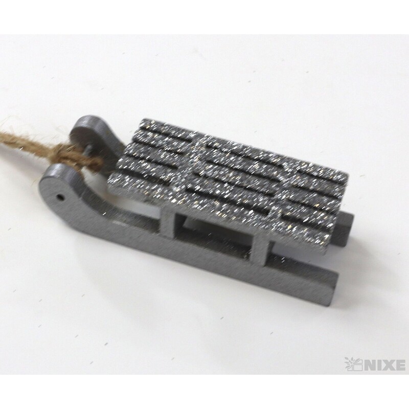 SÁŇKY DŘEVO 8cm 4ks*MIX BAREV