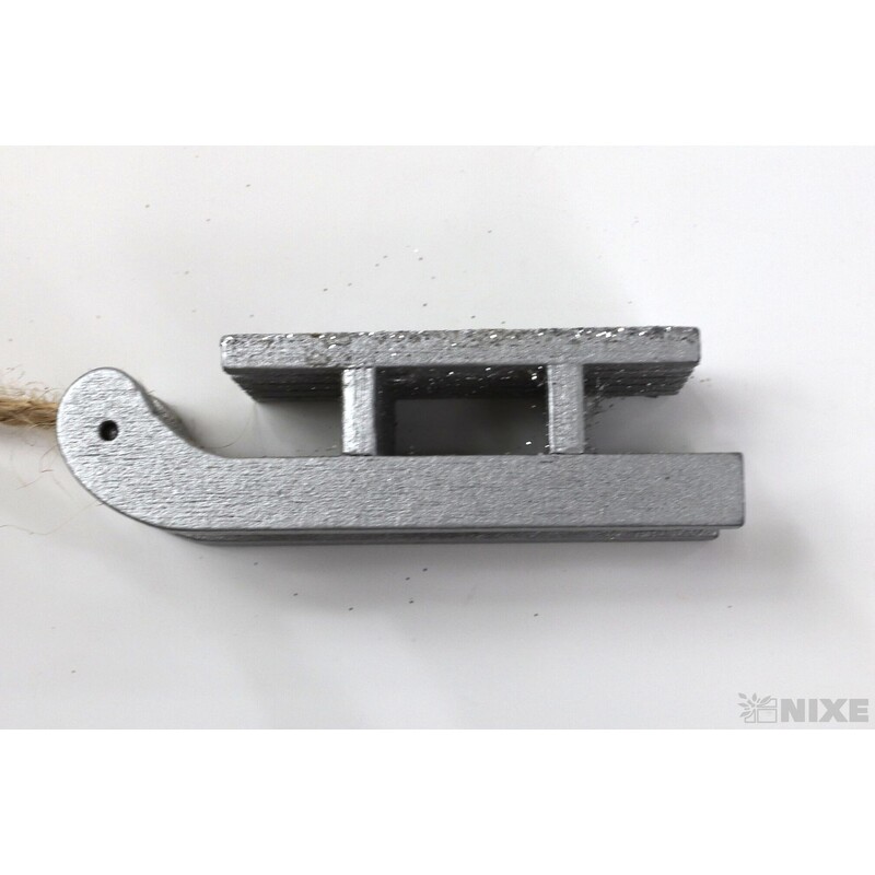 SÁŇKY DŘEVO 8cm 4ks*MIX BAREV