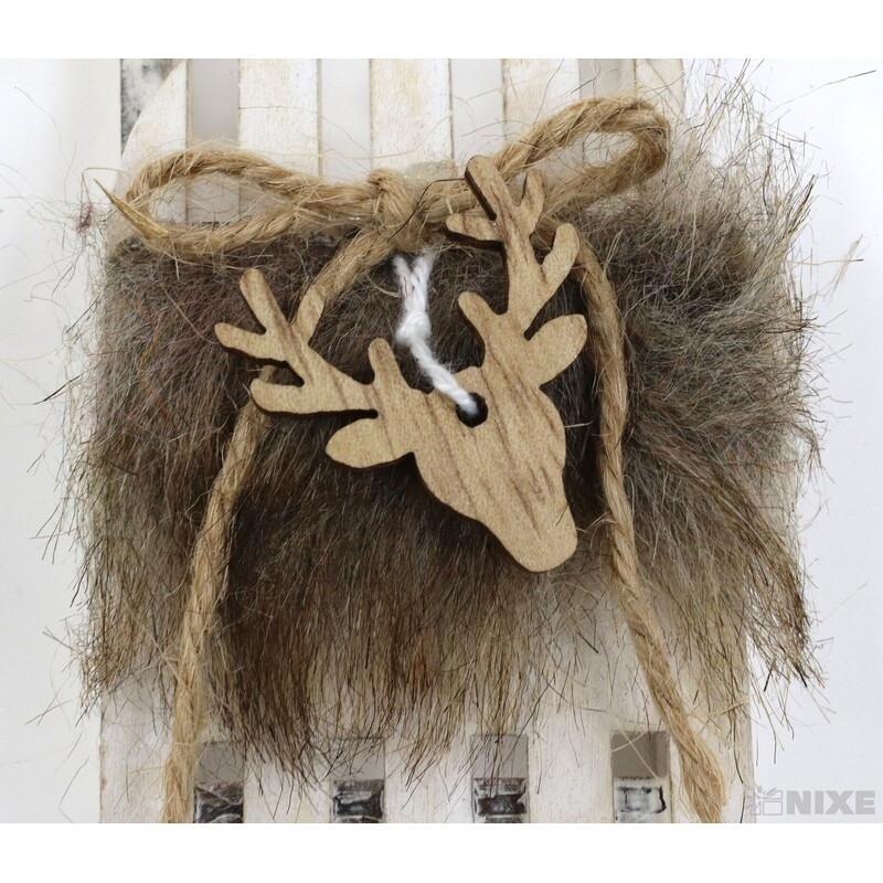 SÁŇKY DŘEVO 11cm 2ks V+