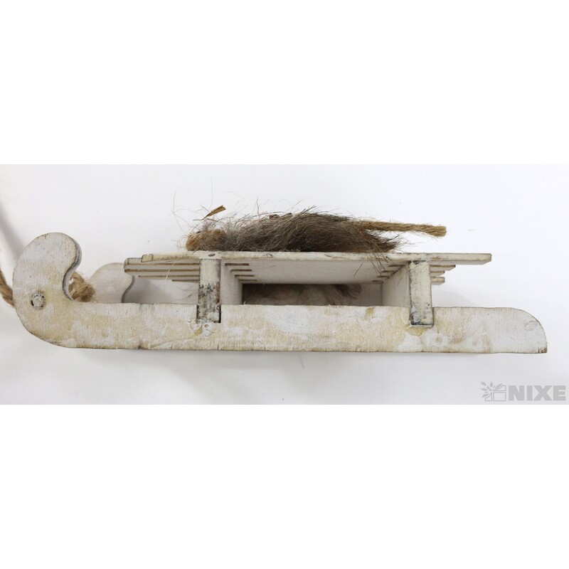 SÁŇKY DŘEVO 11cm 2ks V+