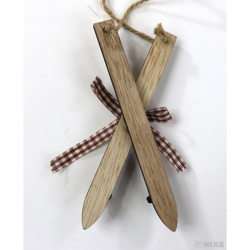 ZÁVĚS LYŽE 12cm*MIX BAREV