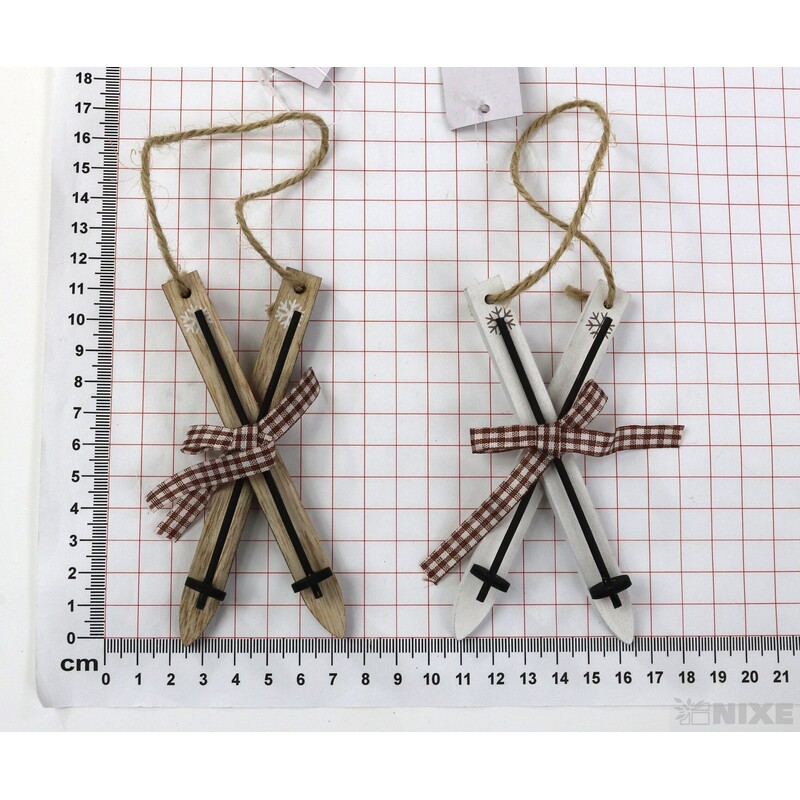 ZÁVĚS LYŽE 12cm*MIX BAREV