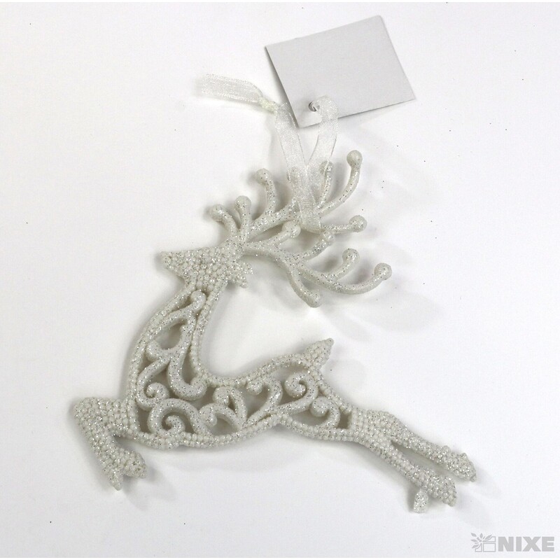 ZÁVĚS JELEN 13cm*BÍLÁ