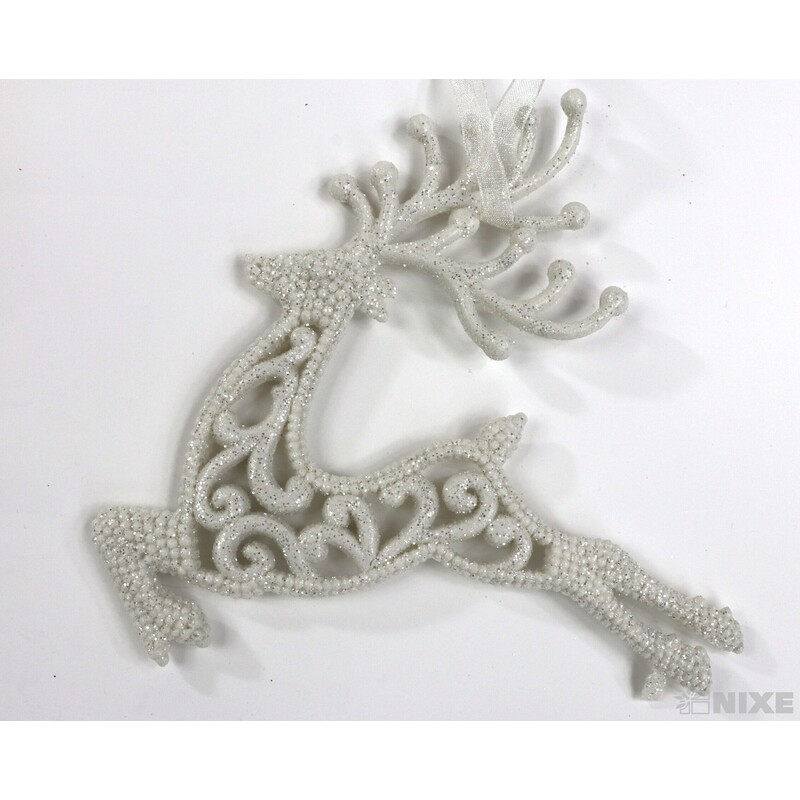 ZÁVĚS JELEN 13cm*BÍLÁ