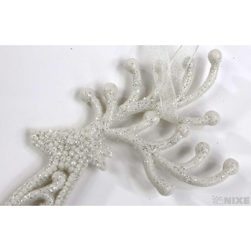 ZÁVĚS JELEN 13cm*BÍLÁ