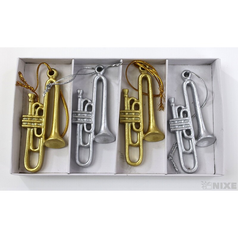 ZÁVĚS TRUBKA 7cm 4ks*MIX BAREV