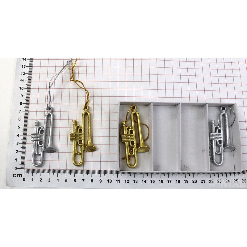 ZÁVĚS TRUBKA 7cm 4ks*MIX BAREV