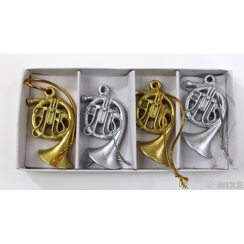 ZÁVĚS LESNÍ ROH 5,5cm 4ks*MIX BAREV