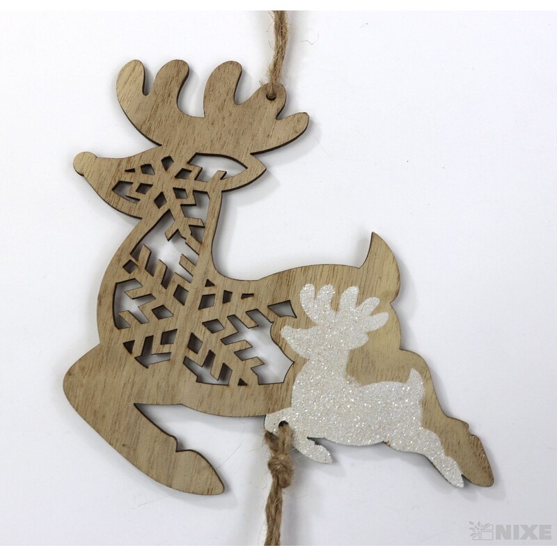 ZÁVĚS JELEN 14cm*PŘÍRODNÍ