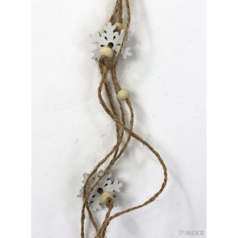 ZÁVĚS DOMEČEK 14cm*PŘÍRODNÍ