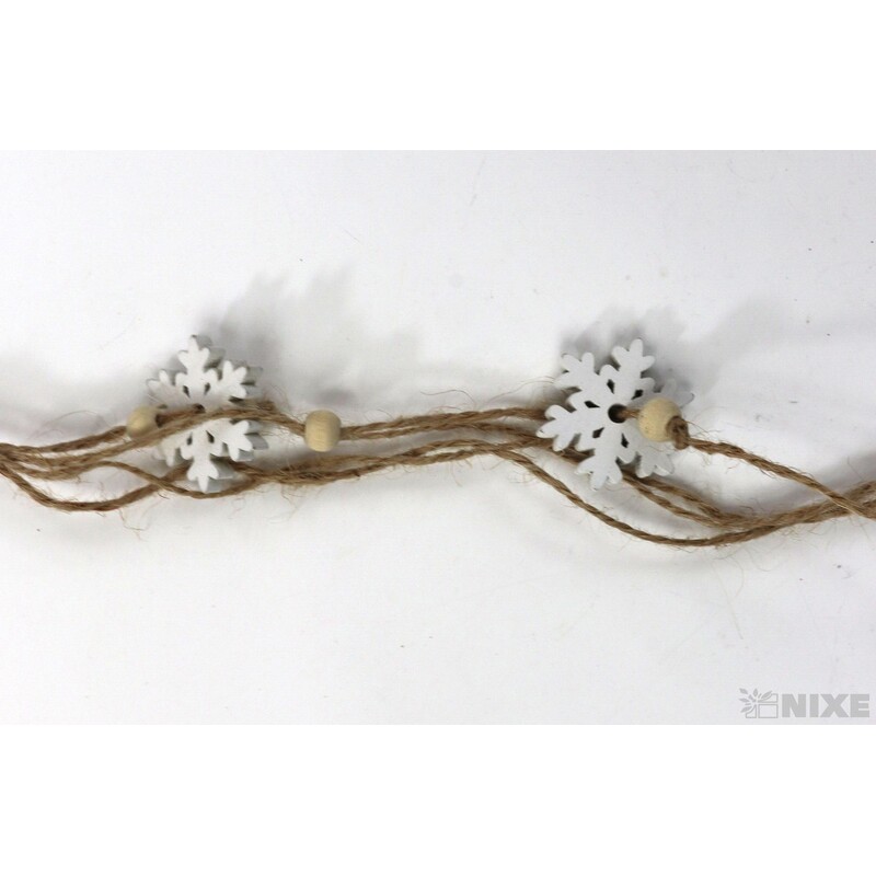 ZÁVĚS SRDCE 14cm*PŘÍRODNÍ