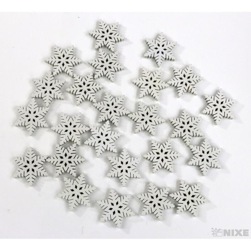 VLOČKA D 3cm 24ks*BÍLÁ