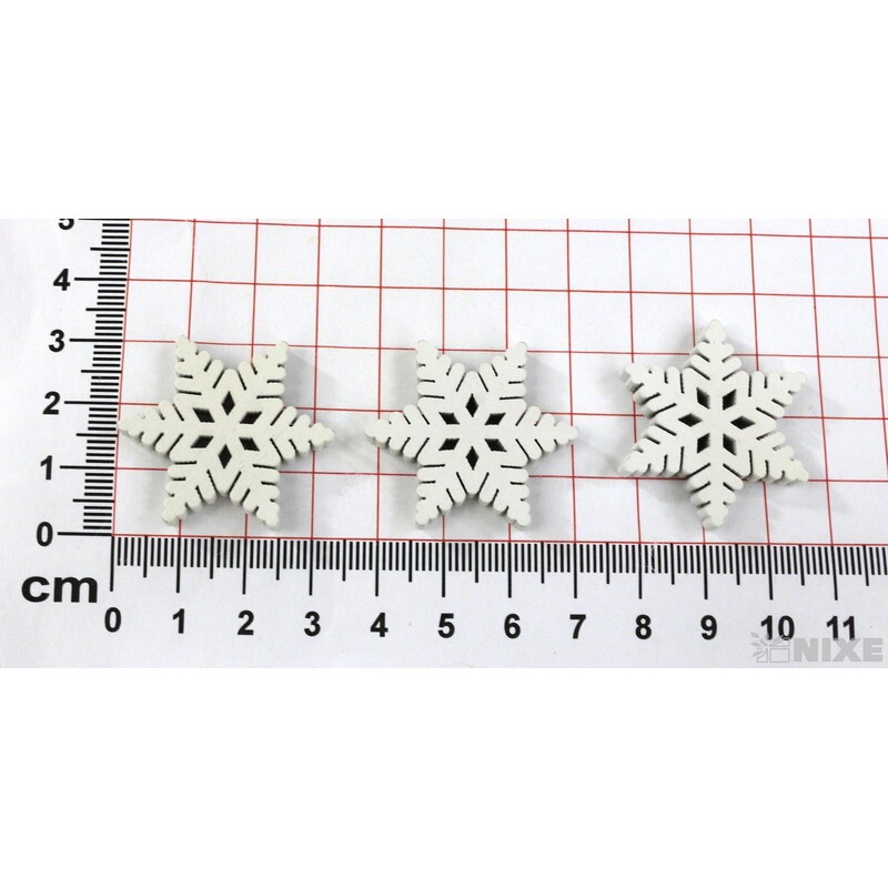 VLOČKA D 3cm 24ks*BÍLÁ