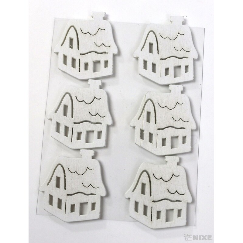 VÁNOCE NALEP. 4,5cm 6ks*