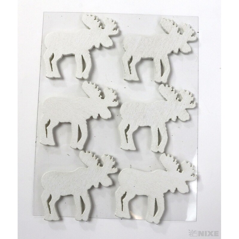 VÁNOCE NALEP. 4,5cm 6ks*