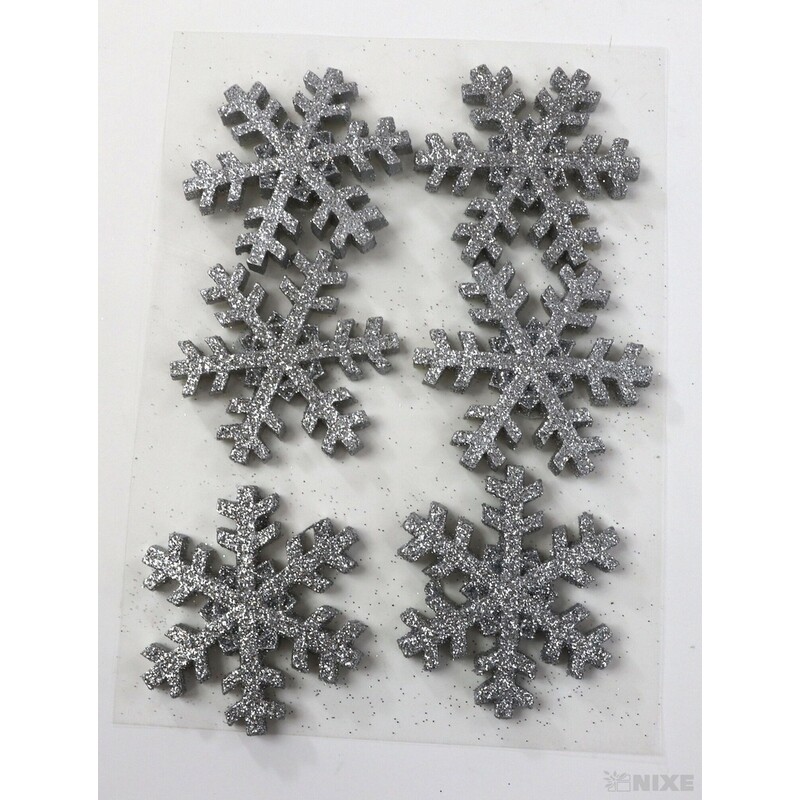 VLOČKA NALEP. 5cm 6ks*MIX BAREV