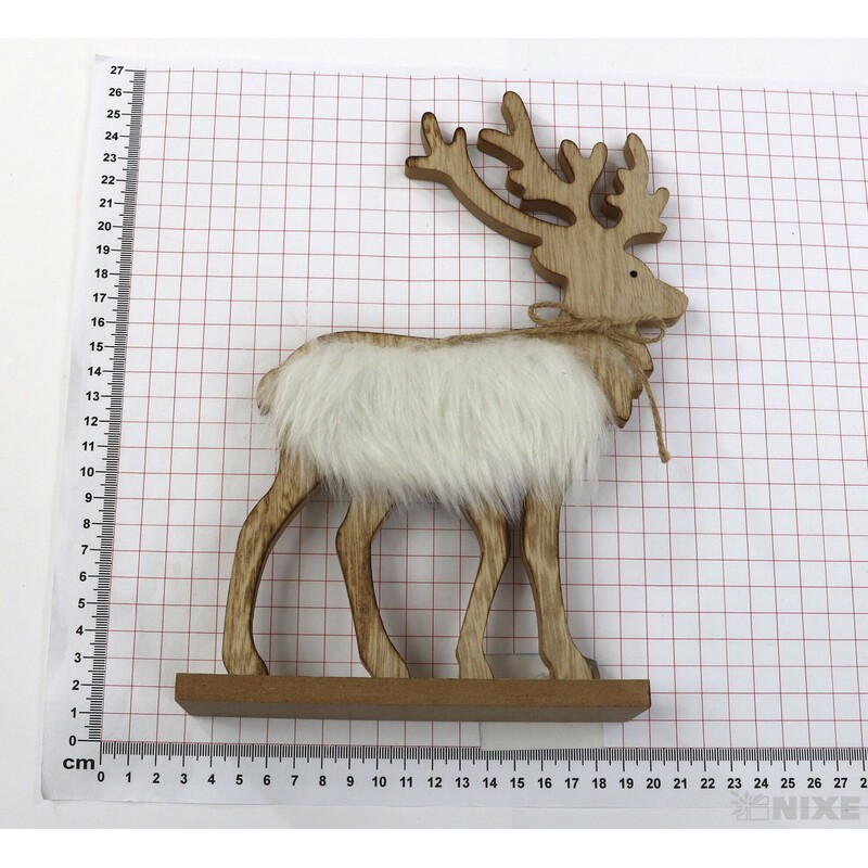 JELEN DŘEVO 25x17cm*