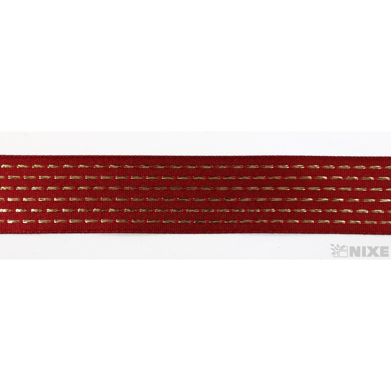 ATLASOVÁ STUHA OBOULÍC.MTP 25mmx20m*ČERVENÁ TM. 108646