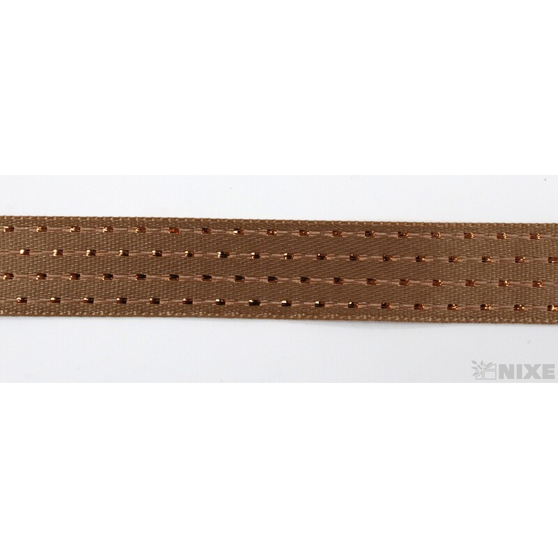 ATLASOVÁ STUHA OBOULÍC.MTP 15mmx20m*HNĚDÁ SV. 036744