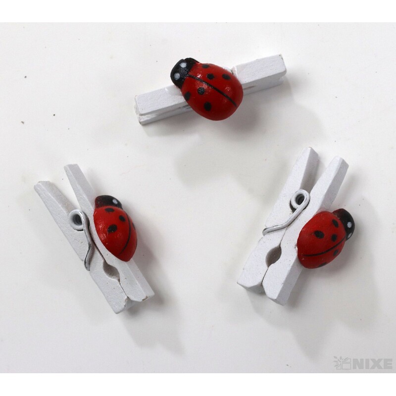 KOLÍČEK BERUŠKA 2,5cm 36ks*BÍLÁ