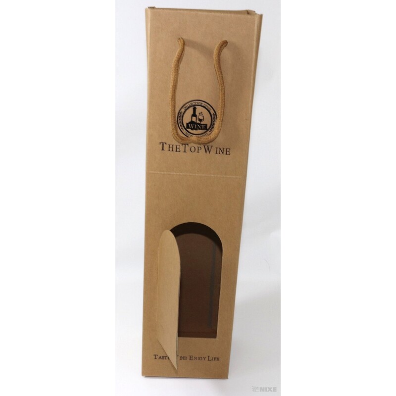 KRABICE NA VÍNO 09x8,5x37,5cm*PŘÍRODNÍ