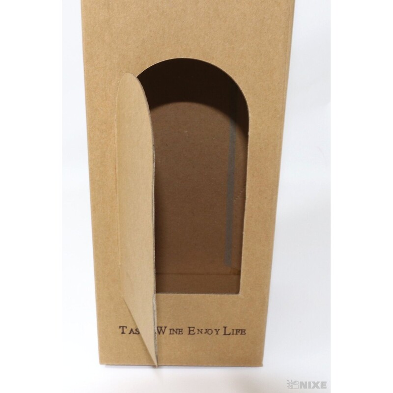 KRABICE NA VÍNO 09x8,5x37,5cm*PŘÍRODNÍ