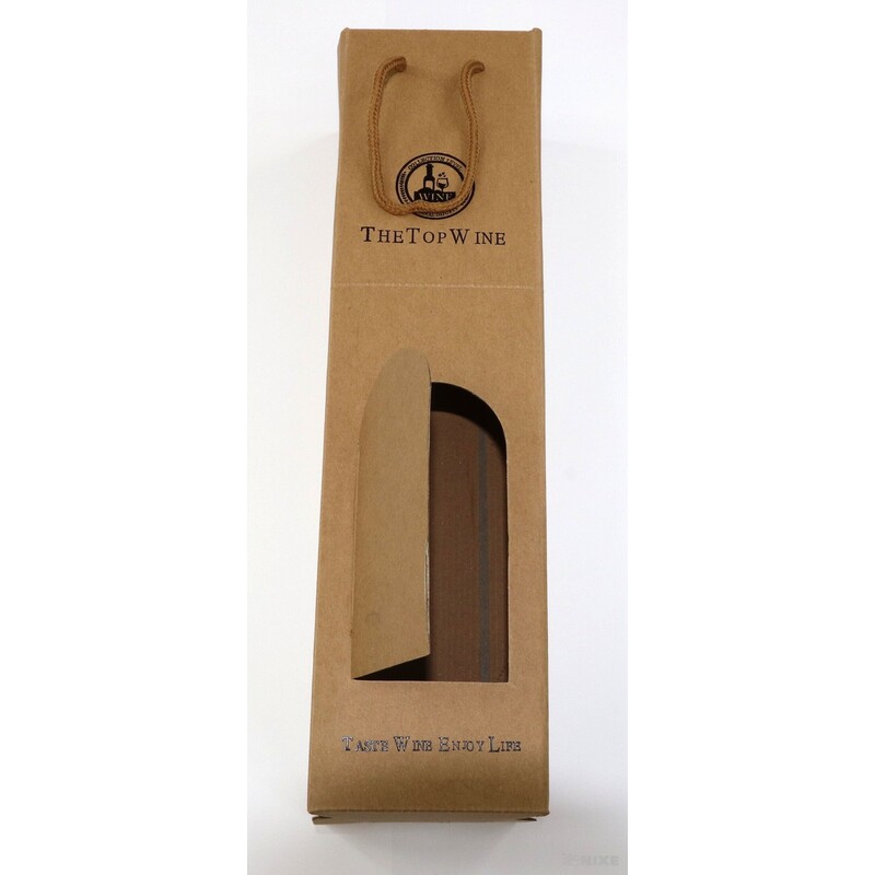 KRABICE NA VÍNO 09x8,5x37,5cm*PŘÍRODNÍ