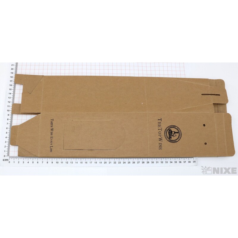 KRABICE NA VÍNO 09x8,5x37,5cm*PŘÍRODNÍ