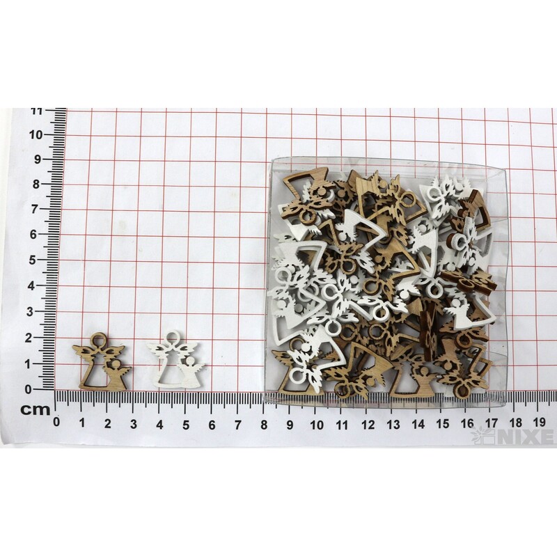 ANDĚL 2cm 36ks*MIX BAREV