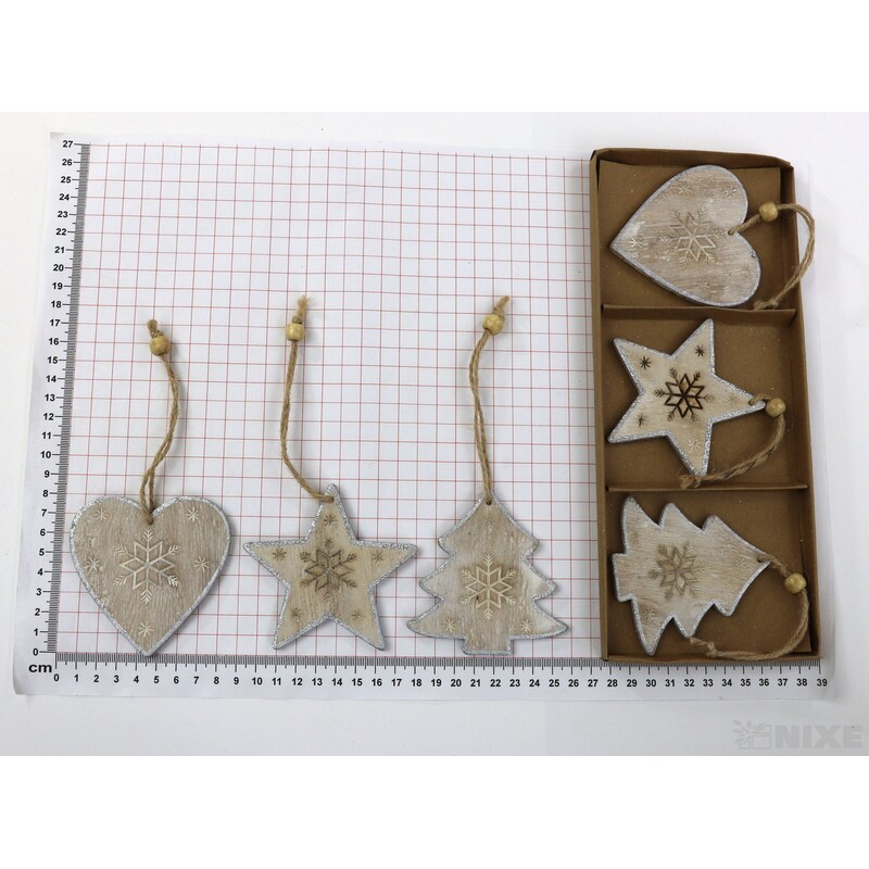 VÁNOCE MIX 6ks 8-9cm*