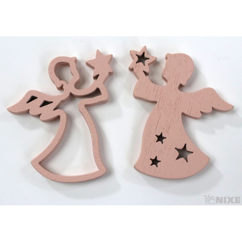 ANDĚL 4cm 24ks*MIX BAREV