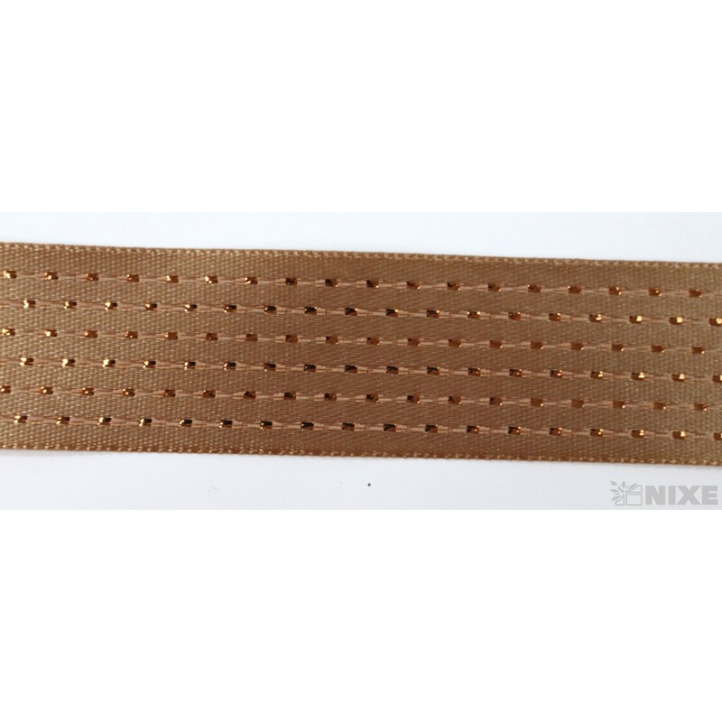 ATLASOVÁ STUHA OBOULÍC.MTP 25mmx20m*HNĚDÁ SV. 036744