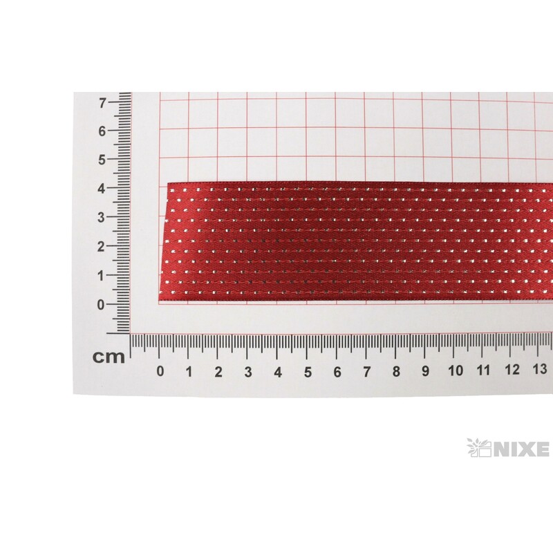 ATLASOVÁ STUHA OBOULÍC.MTP 40mmx20m*ČERVENÁ TM. 036655