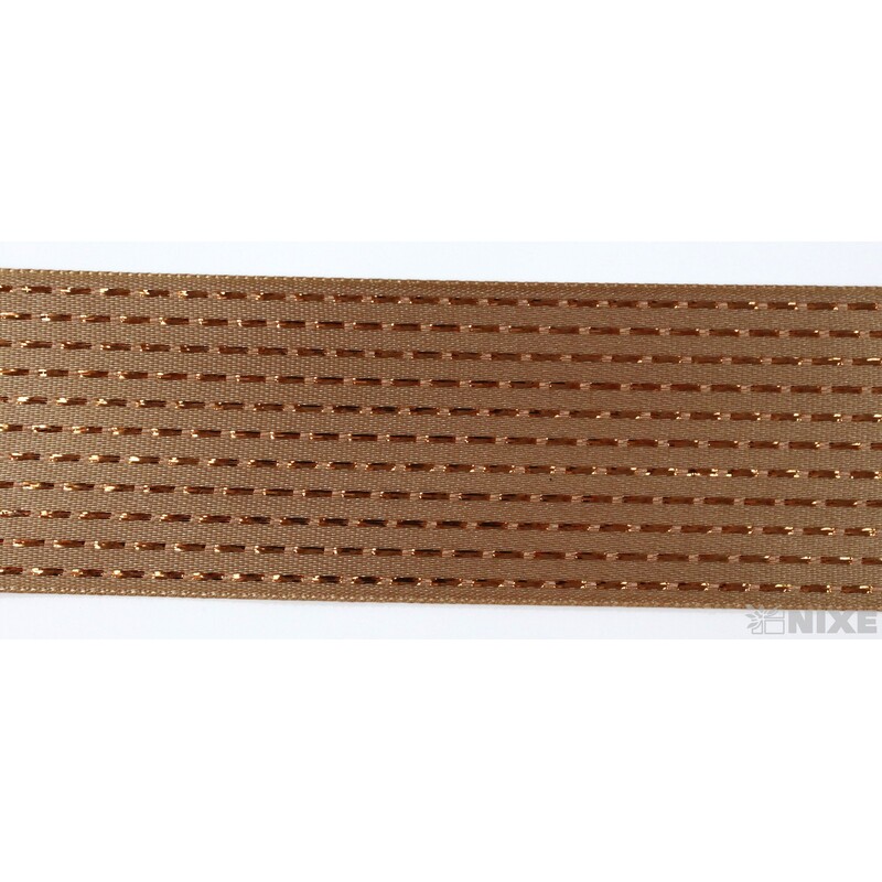 ATLASOVÁ STUHA OBOULÍC.MTP 40mmx20m*HNĚDÁ SV. 036744