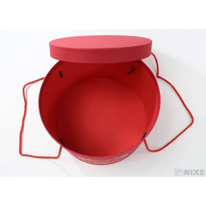 KVĚTINOVÝ BOX 3ks pr. 24x15cm 21x14 18x13*ČERVENÁ