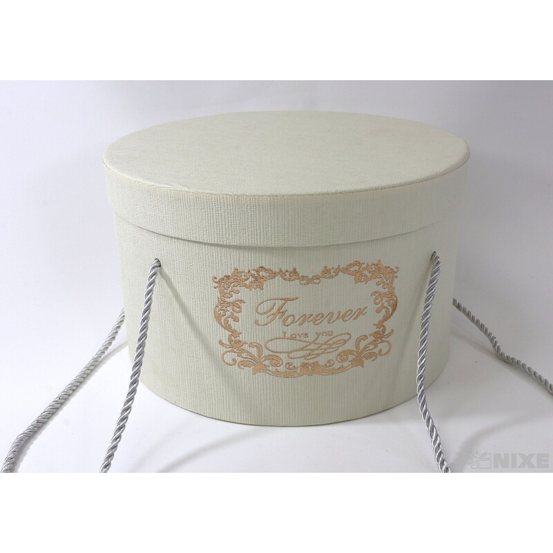 KVĚTINOVÝ BOX 3ks pr. 24x15cm 21x14 18x13*KRÉMOVÁ