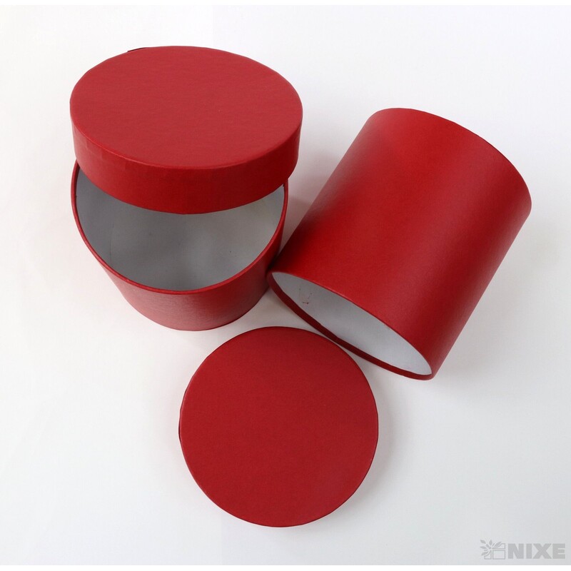 KVĚTINOVÝ BOX 5ks pr. 12x12cm*ČERVENÁ