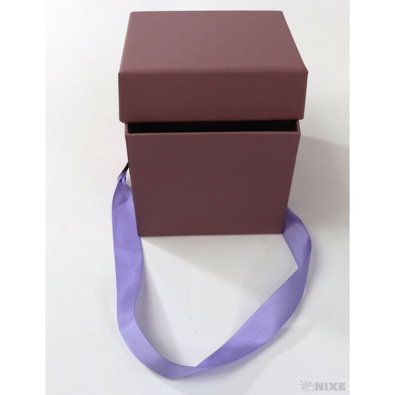 KRABICE 5ks 11x10x10cm*STARORŮŽOVÁ