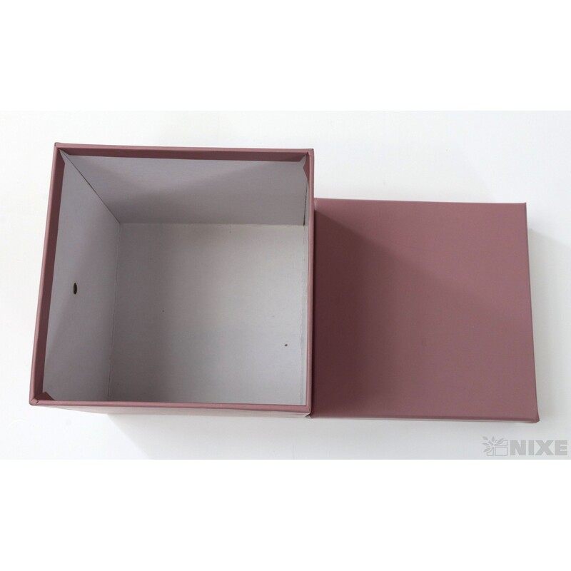 KRABICE 5ks 11x10x10cm*STARORŮŽOVÁ