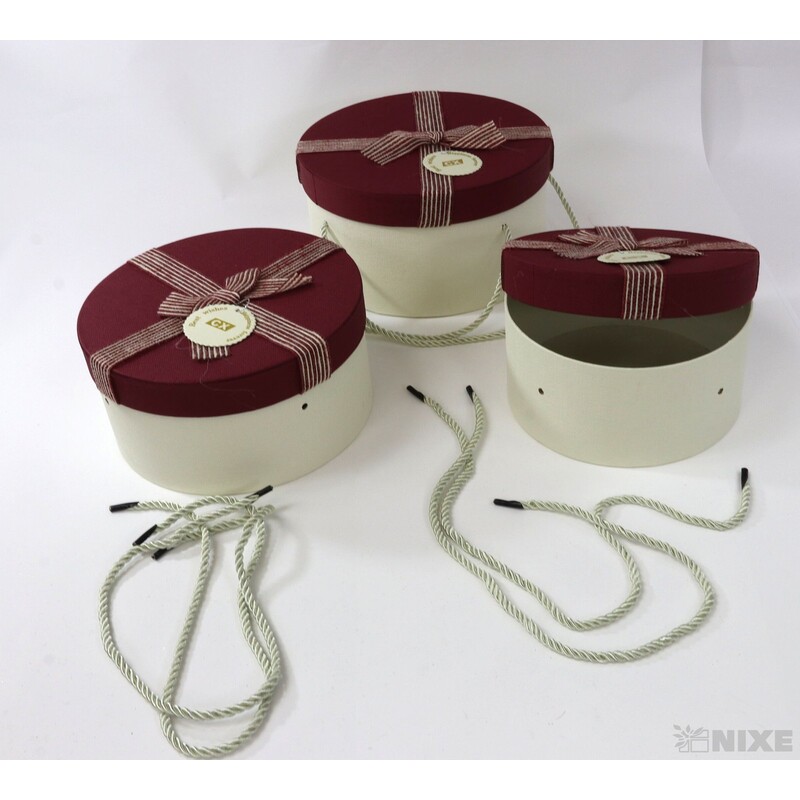 KVĚTINOVÝ BOX pr. 21x11cm 20x10 17x8*MIX BAREV