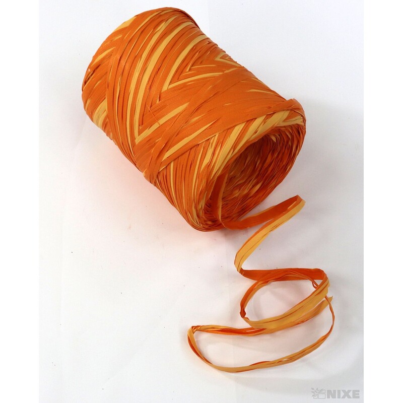 RAFIA DUO 200m PL*ORANŽOVÁ+ORANŽOVÁ SV.