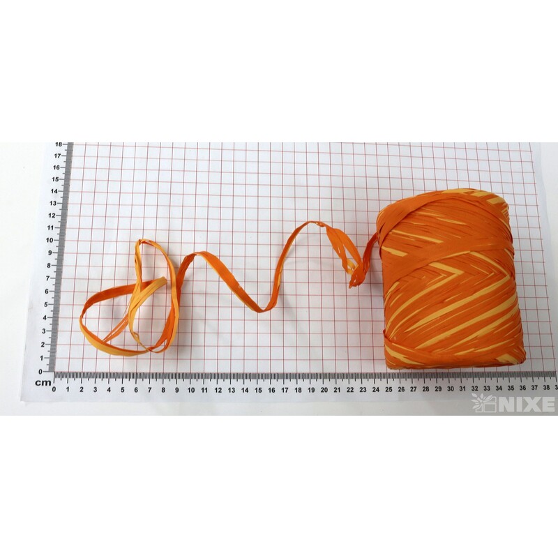 RAFIA DUO 200m PL*ORANŽOVÁ+ORANŽOVÁ SV.