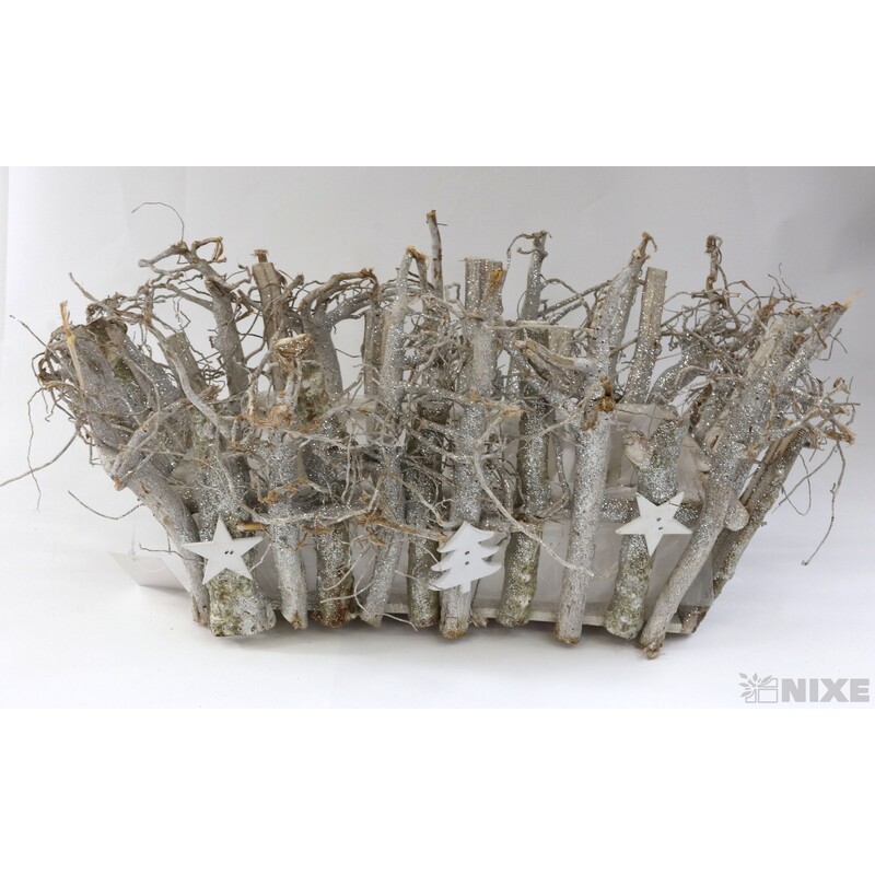 OBAL 27x16x9cm*STŘÍBRNÁ