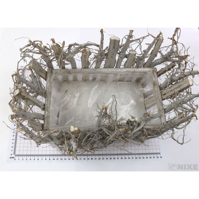 OBAL 27x16x9cm*STŘÍBRNÁ